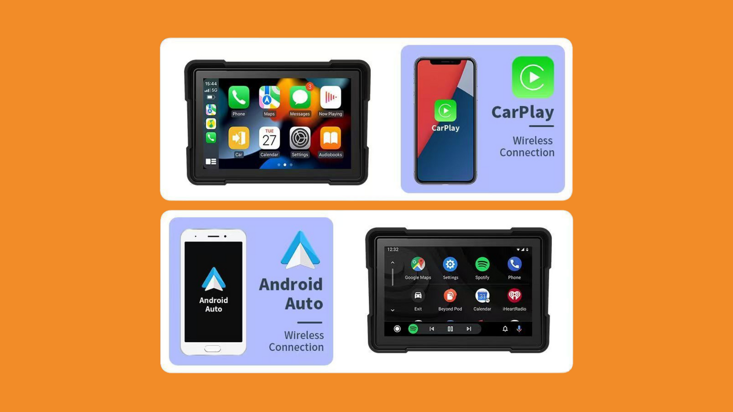 Autokope™ GPS Moto 5’’ CarPlay