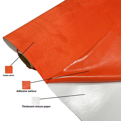 Self-adhesive Leather Factory Direct Sales Adhesive Suede Home Car Scene Modification Layout Self-adhesive Leather Suede